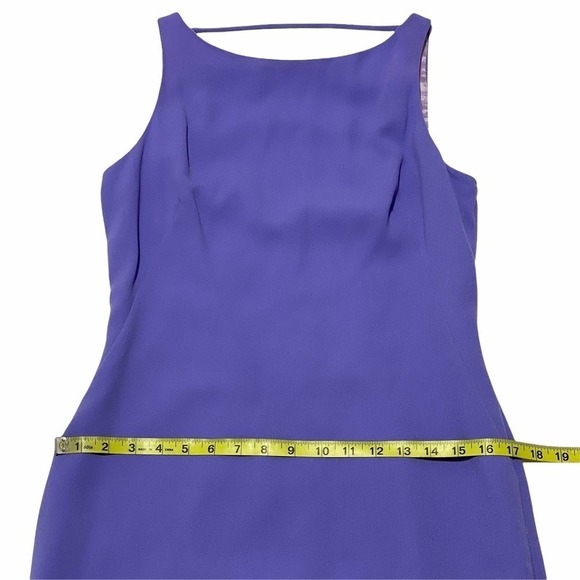 Cdc Purple Strappy Open Back Mini Sheath Dress - Picture 10 of 13